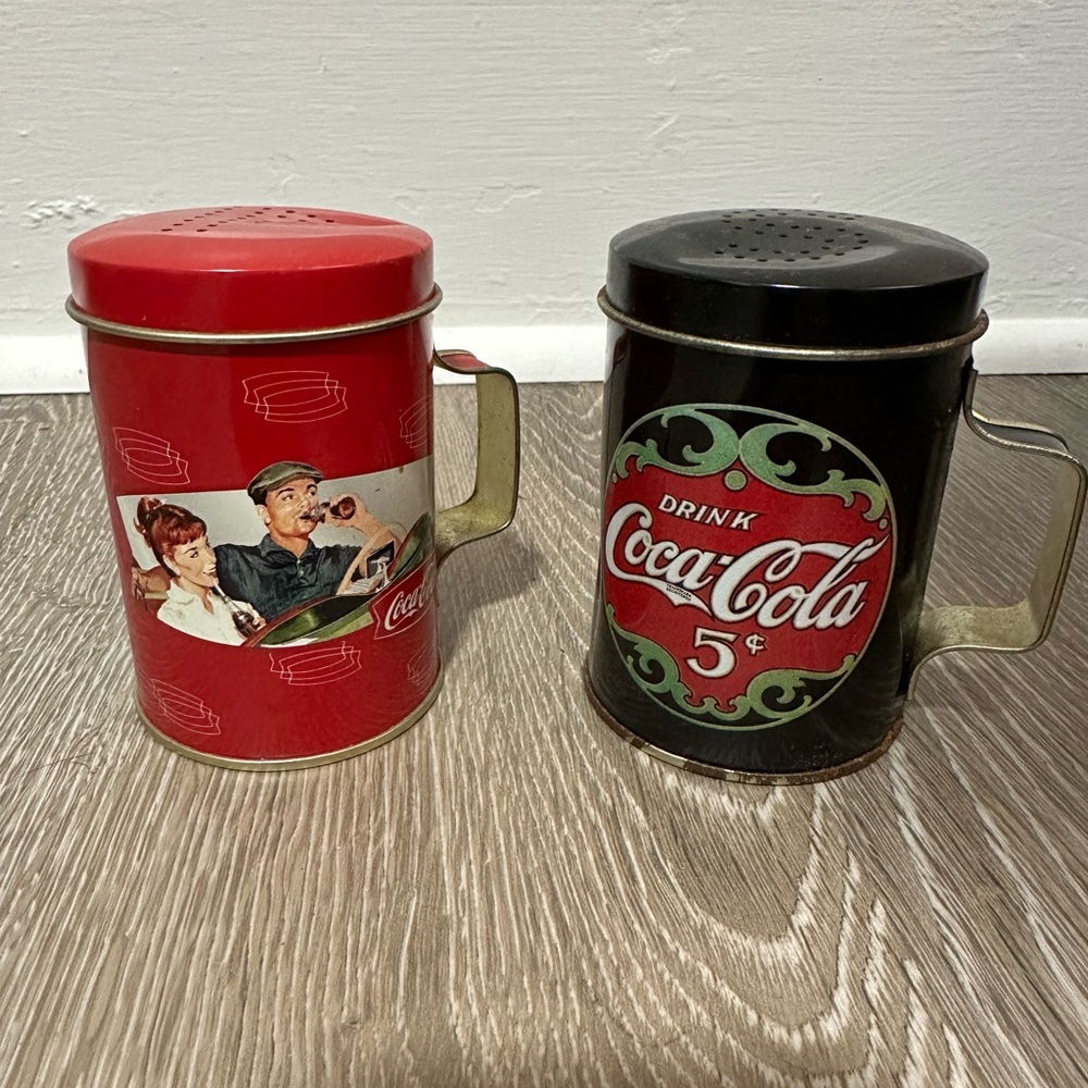 Coca Cola salt & pepper shakers
